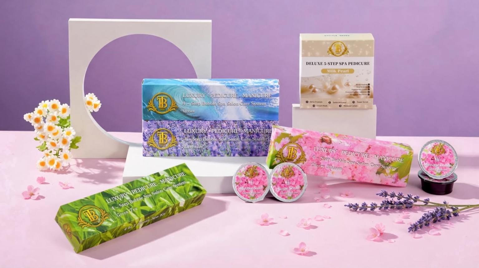 Great Nails luxury spa pedicure scent collection