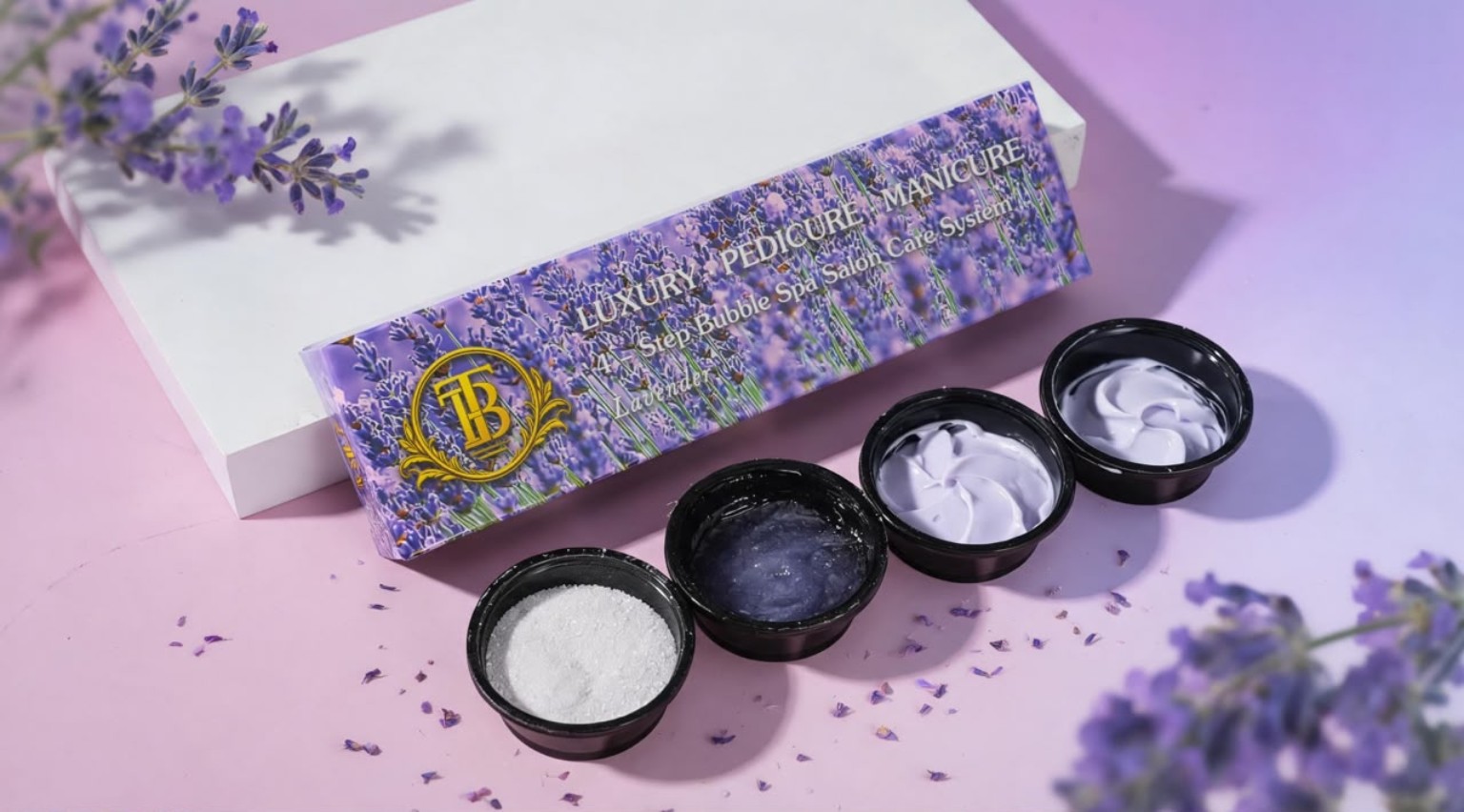 Lavender four-step luxury spa pedicure