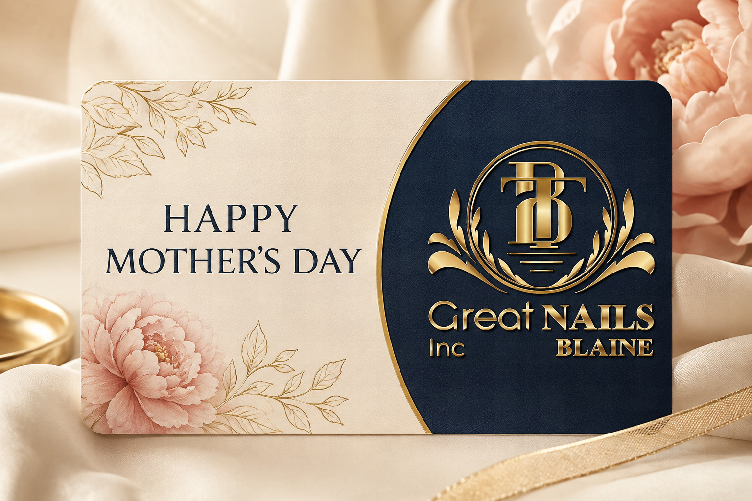 Great Nails Mother's Day digital gift card design